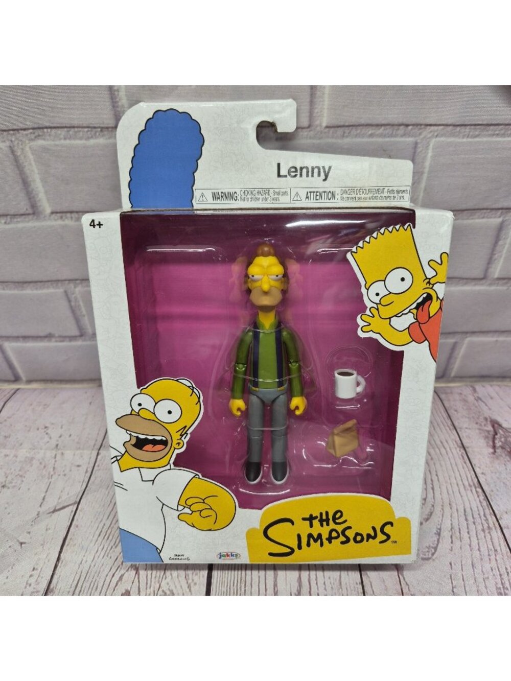 Jakks Pacific The Simpson Lenny Leonard 5" Action Figure